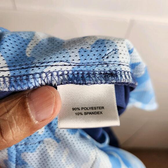 Peter Millar Crown‎ Sport Shackleford Camo Golf Short Navy Blue Camo Men's 38 - Picture 8 of 9